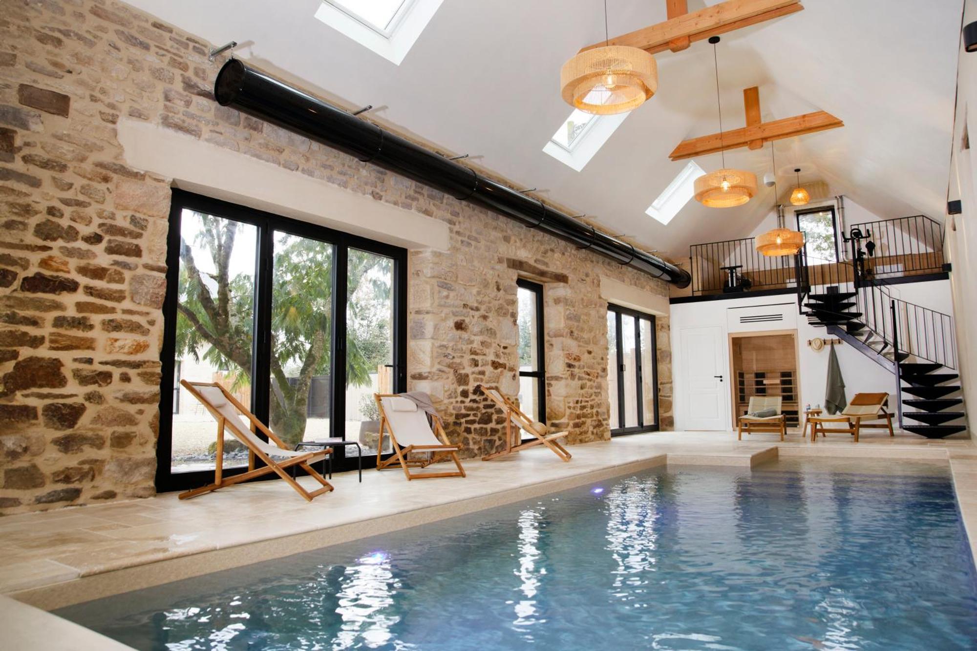 Le Domaine De Soani - Piscine Interieure, Jacuzzis & Sauna Adult Only Saint-Évarzec Exteriér fotografie